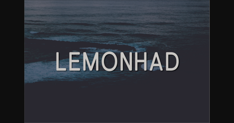 Lemonhad Font Poster 3