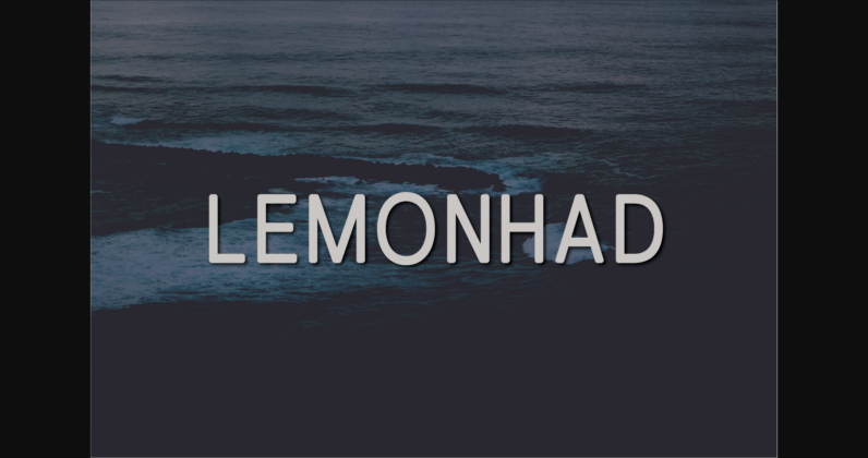 Lemonhad Font Poster 1