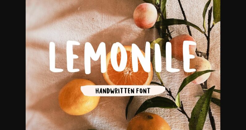 Lemonile Font Poster 3