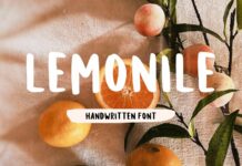 Lemonile Font Poster 1