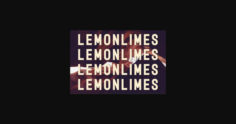 Lemonlimes Font Poster 3