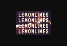 Lemonlimes Font Poster 1