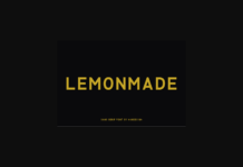 Lemonmade Font Poster 1