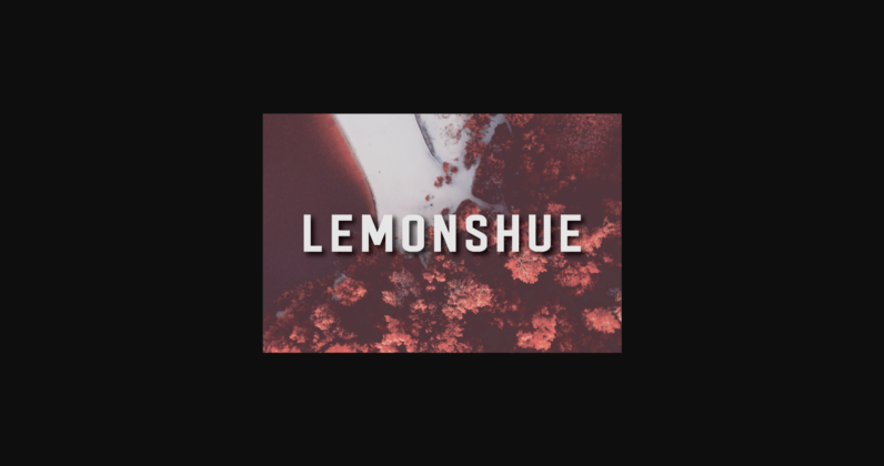 Lemonshue Font Poster 3