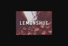 Lemonshue Font Poster 1