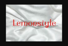 Lemonstyle Font Poster 1