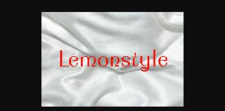 Lemonstyle Font Poster 1