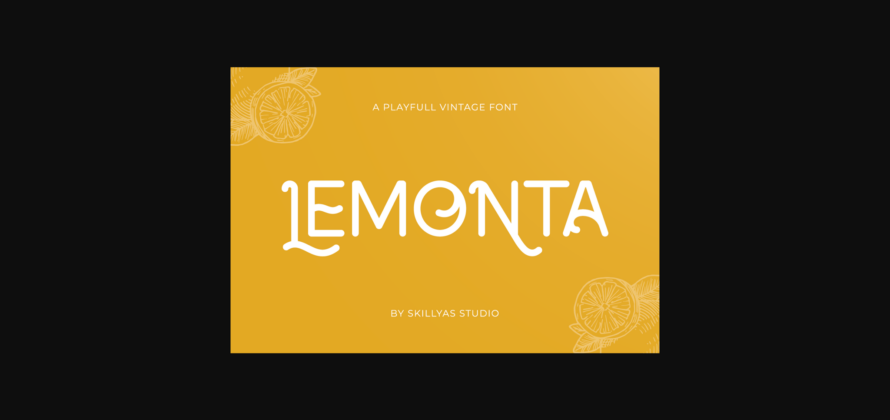 Lemonta Font Poster 3