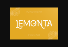 Lemonta Font Poster 1
