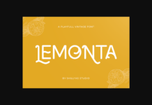 Lemonta Font Lemonta Font Poster 1