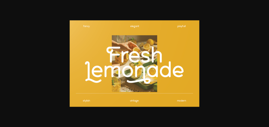 Lemonta Font Poster 8