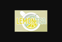 Lemontea Font Poster 1