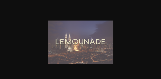 Lemounade Font Poster 1