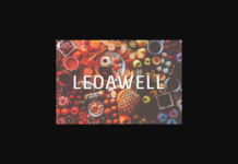 Leoawell Font Poster 1