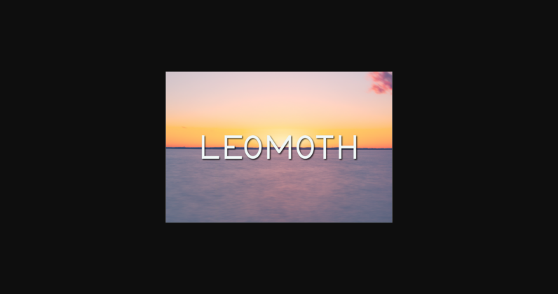 Leomoth Font Poster 3