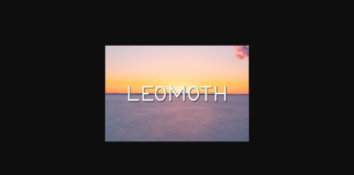Leomoth Font Poster 1