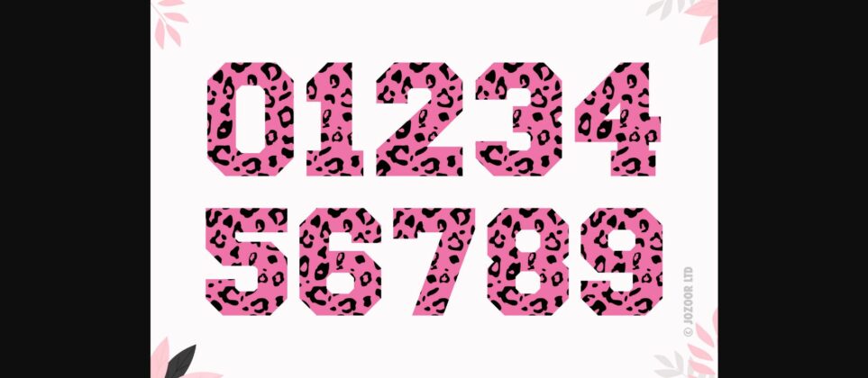 Leopard Font Poster 6