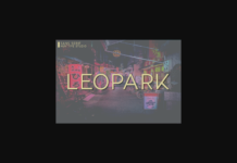 Leopark Font Poster 1