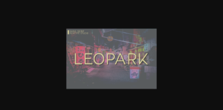 Leopark Font Poster 1