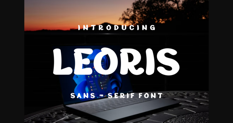 Leoris Font Poster 3