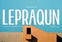 Lepraqun Font Poster 1