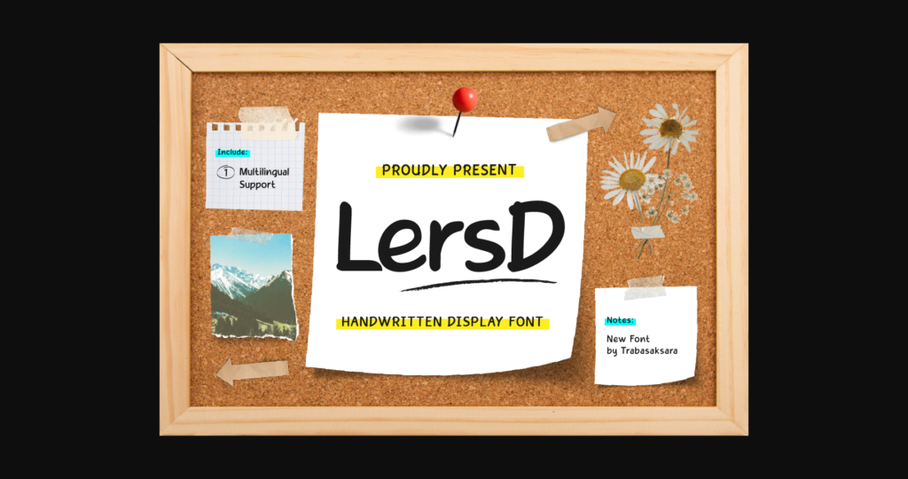 Lersd Font Poster 3