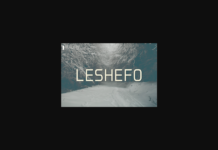 Leshefo Font Poster 1