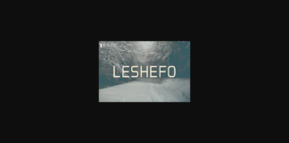 Leshefo Font Poster 1