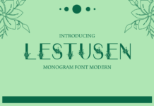 Lestusen Font Poster 1