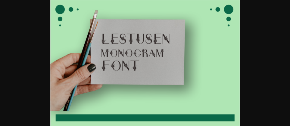 Lestusen Font Poster 6