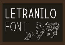 Letranilo Font Poster 1