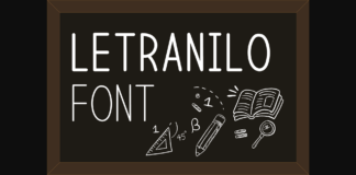 Letranilo Font Poster 1