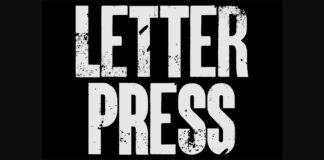 Letterpress Font Poster 1