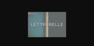 Lettrebelle Font Poster 1