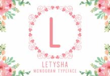 Letysha Font Poster 1