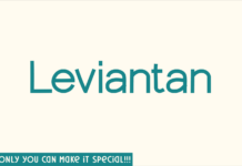 Leviantan Font Leviantan Font Poster 1