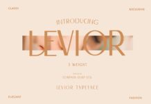 Levior Font Poster 1