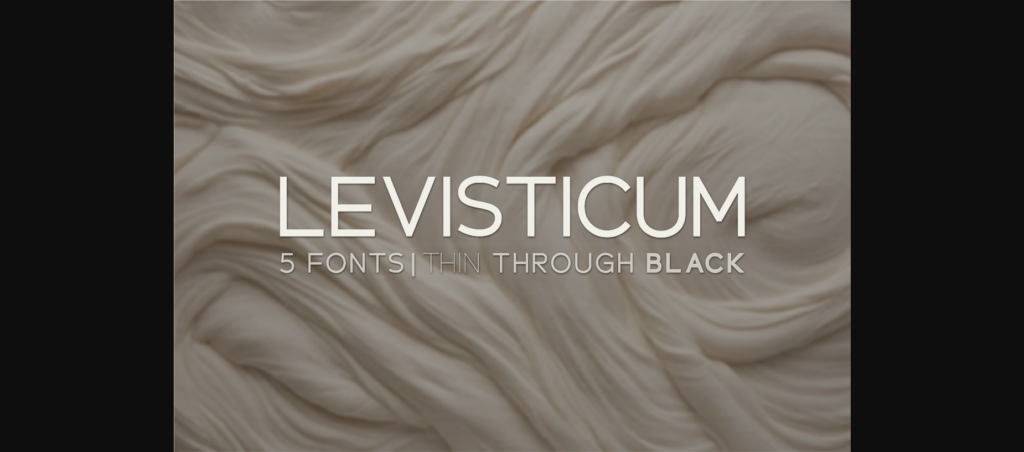 Levisticum Font Poster 1