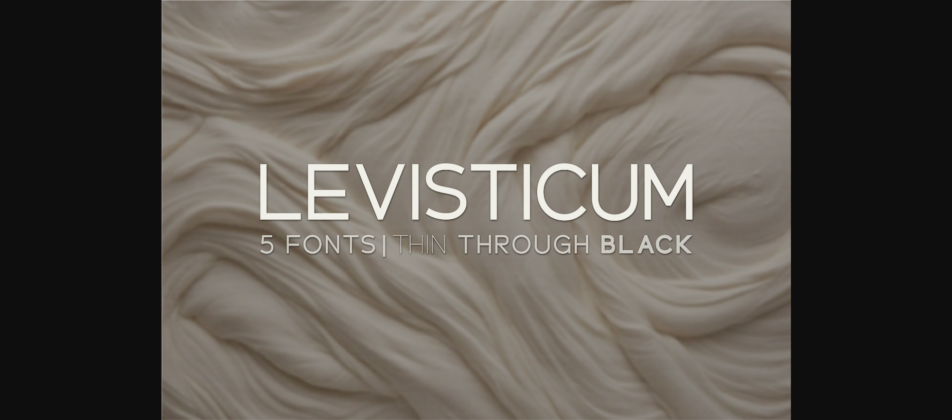 Levisticum Font Poster 1