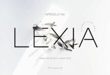 Lexia Font Poster 1