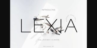 Lexia Font Poster 1