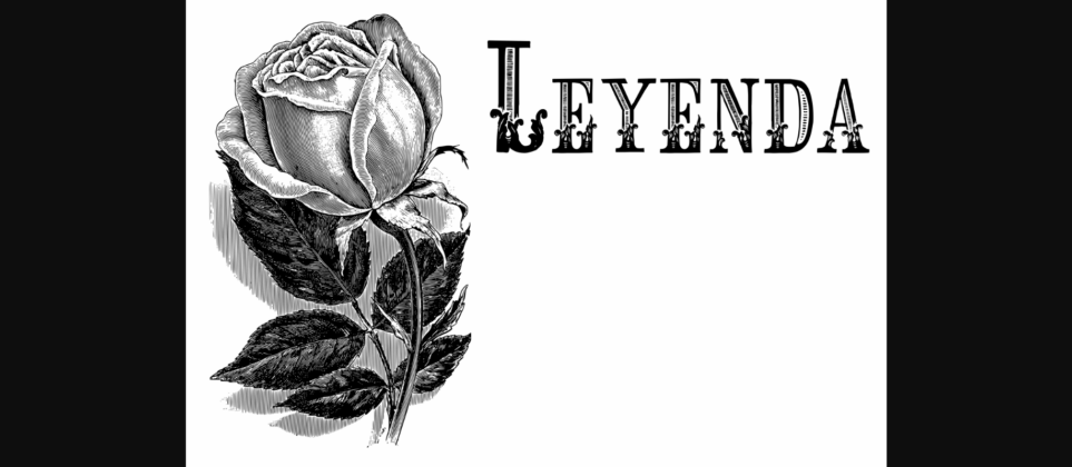 Leyenda Font Poster 3