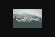 Lheortex Font Poster 1