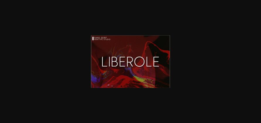 Liberole Font Poster 3