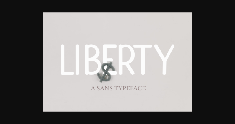 Liberty Font Poster 3