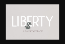 Liberty Font Poster 1