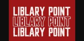 Liblarypoint Font Poster 1