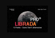 Librada Pro Font Poster 1