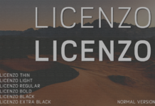Licenzo Font Licenzo Font Poster 1