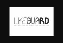 Likeguard Font Poster 1